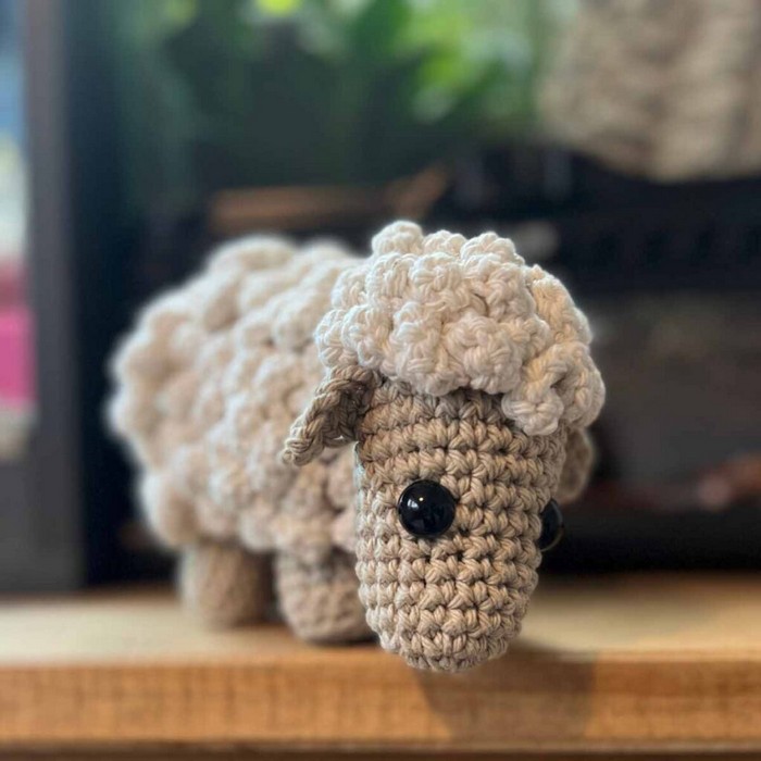 Scruffy The Crochet Sheep
