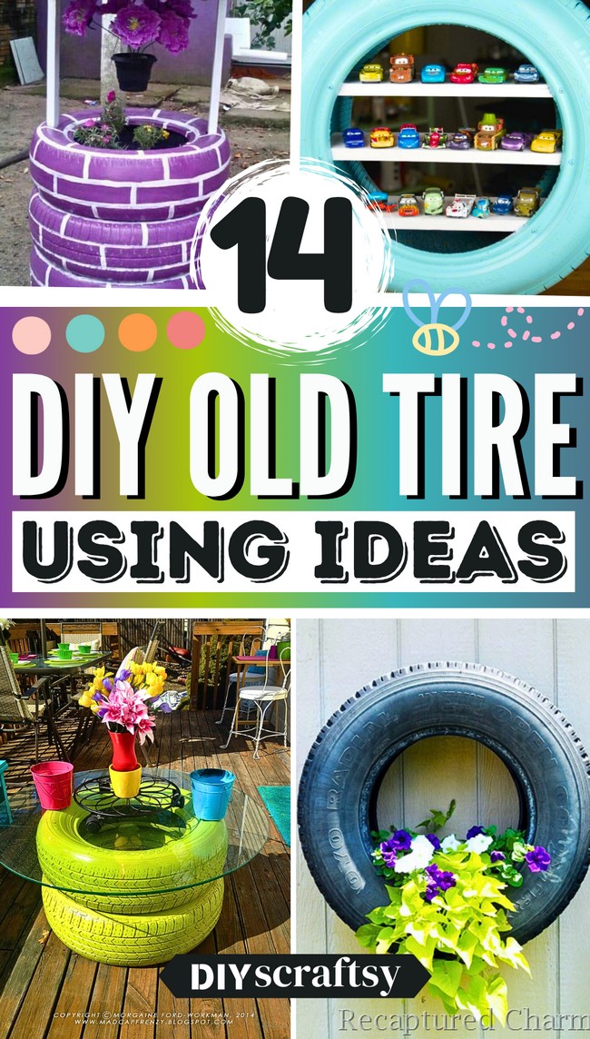 14 DIY Old Tire Projects