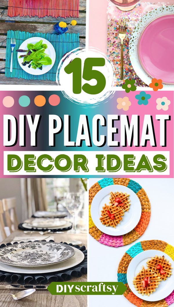 15 Easy DIY Placemats Ideas