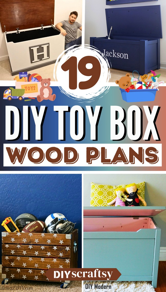19 Create Free DIY Toy Box Ideas And Plans