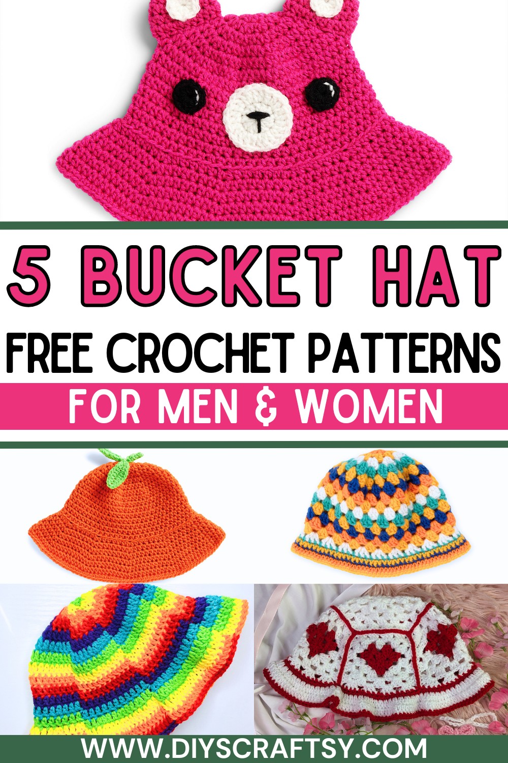 Crochet Bucket Hat Patterns