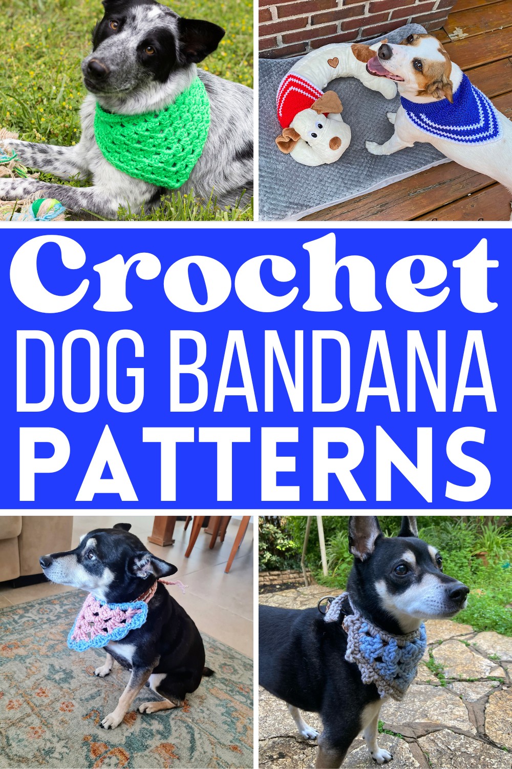 Crochet Dog Bandana
