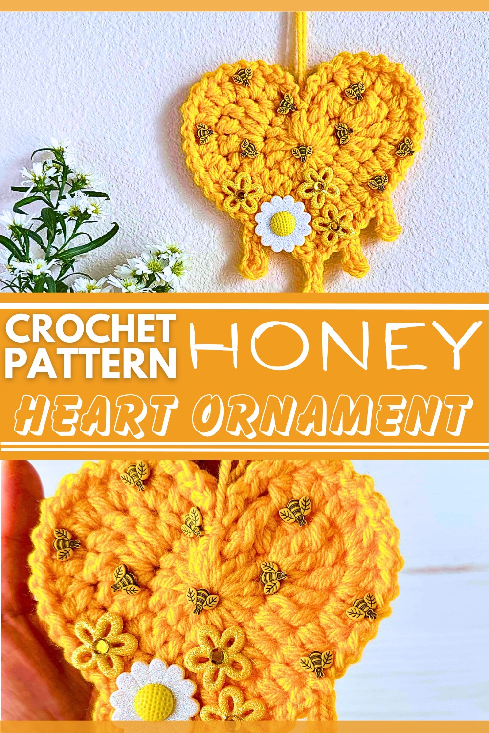 Honey Heart Ornament