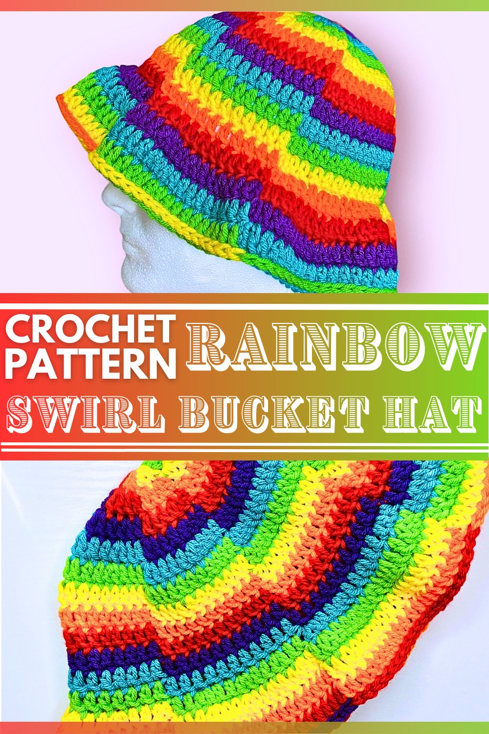 Rainbow Swirl Bucket Hat
