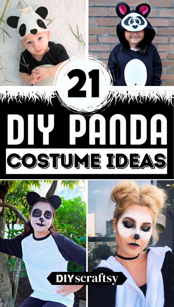 21 DIY Panda Costume For Adult