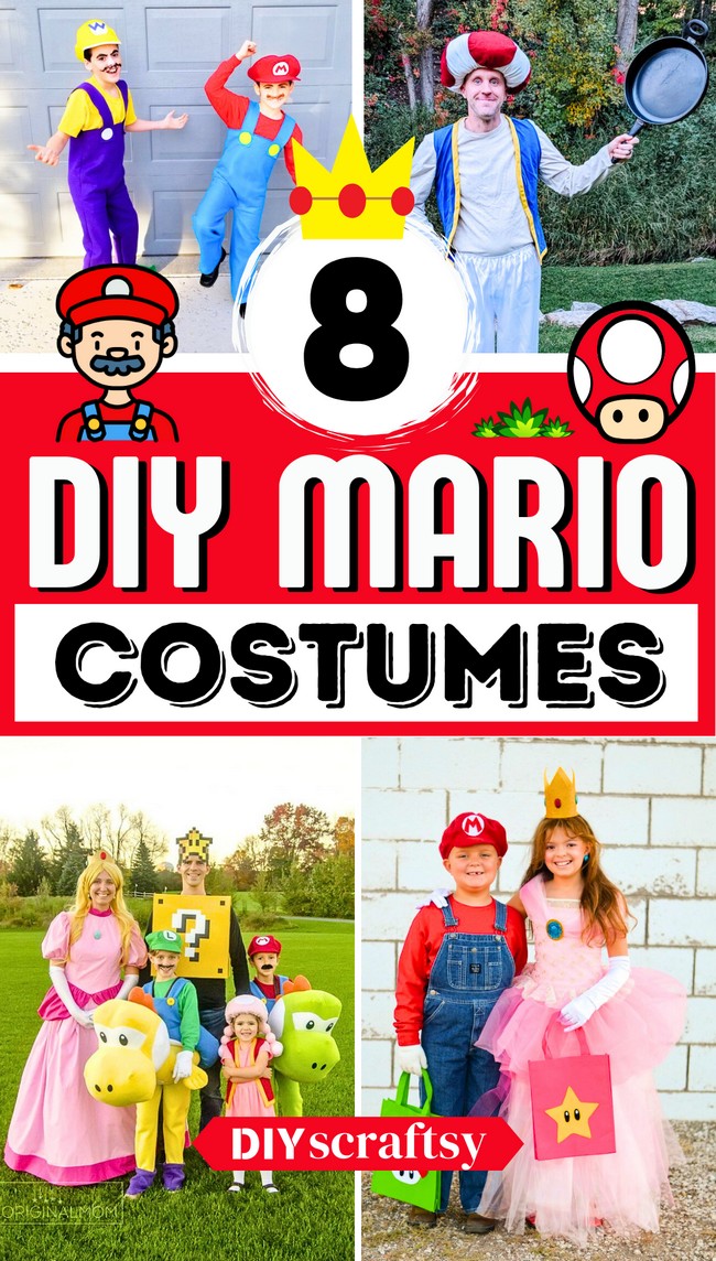 DIY Mario Costume Ideas For Video Game Lovers