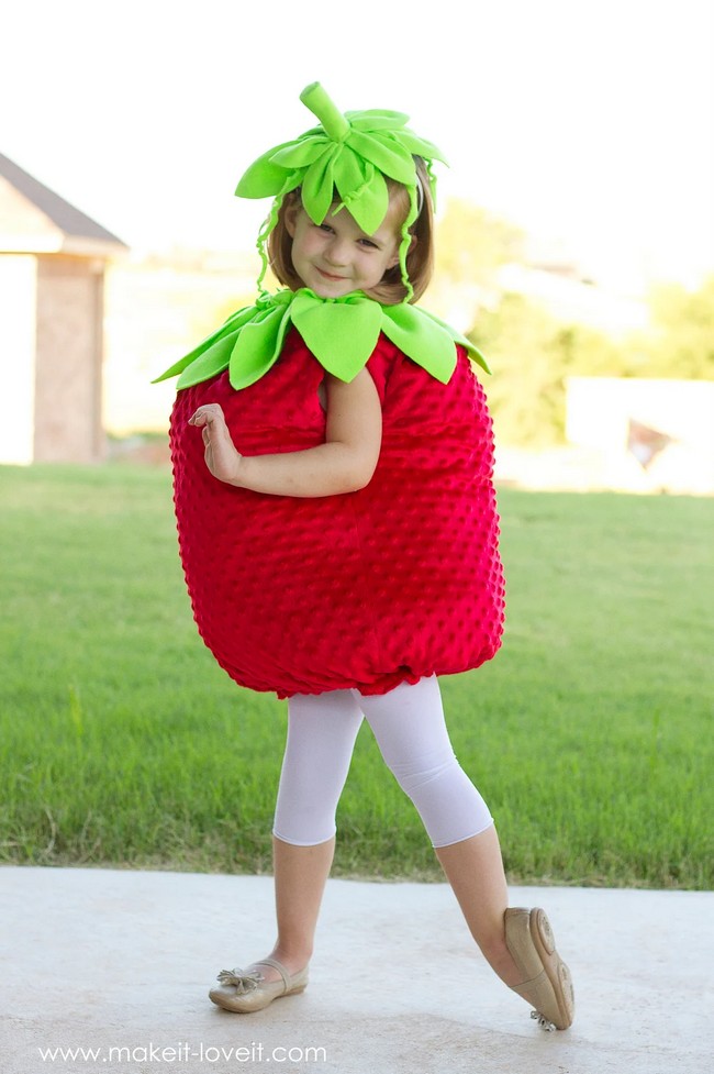 DIY Strawberry Costume