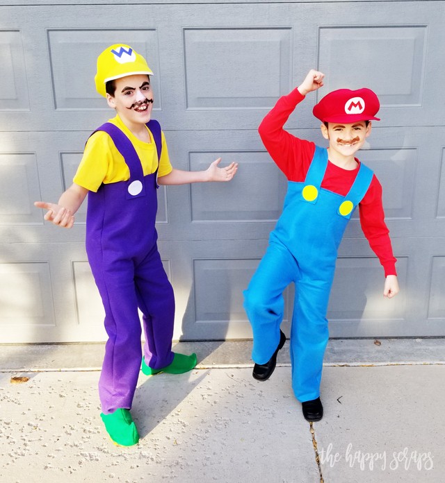 DIY Super Mario Brothers Costumes