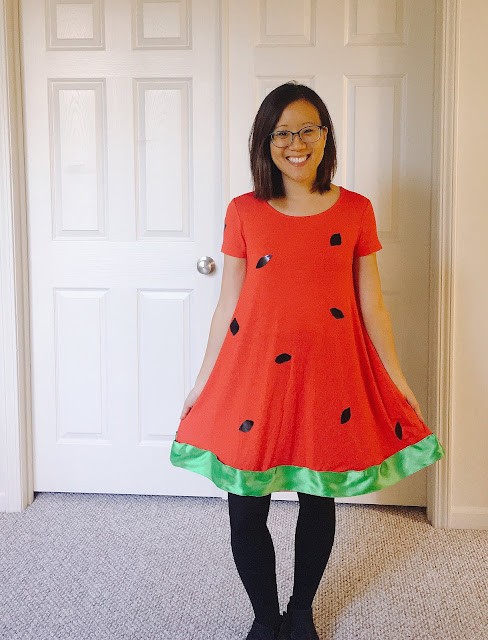 DIY watermelon costume