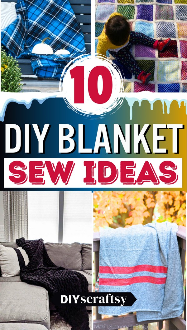 10 Easy Homemade DIY Blanket Ideas