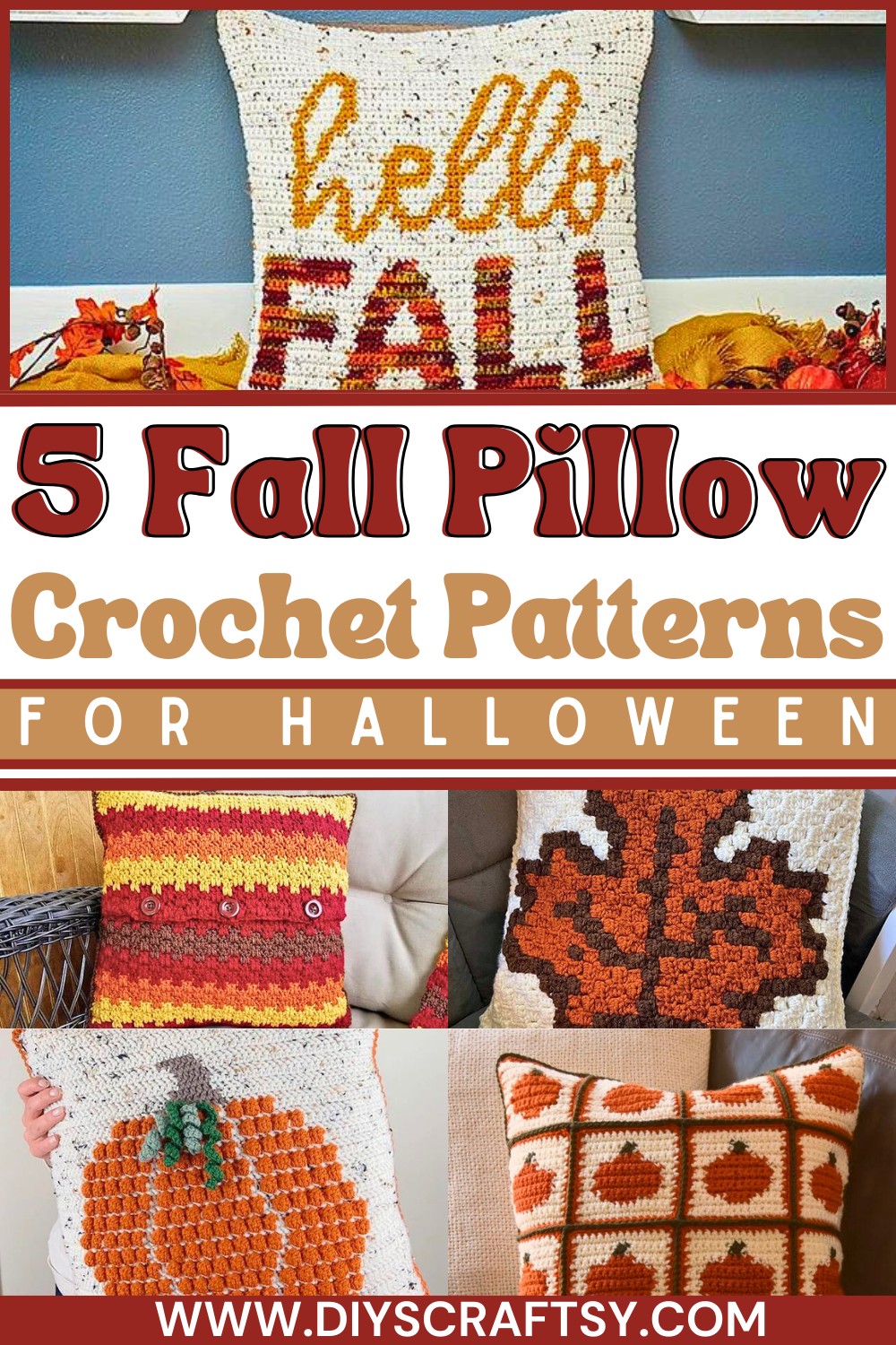 Crochet Fall Pillow Patterns