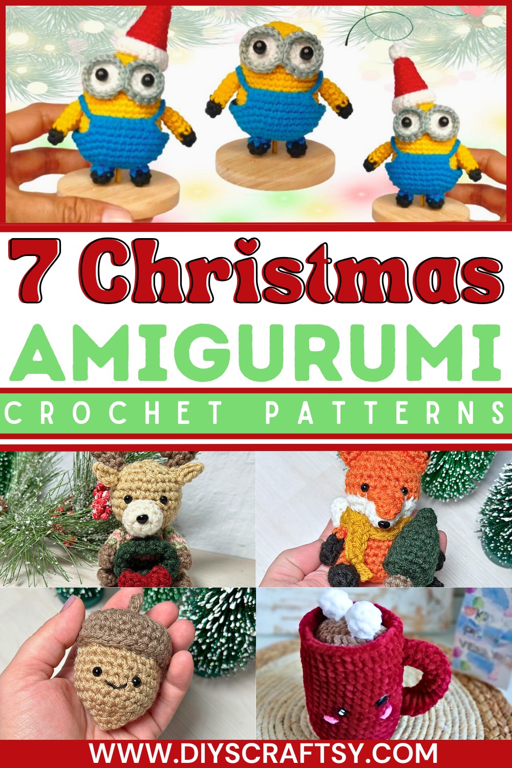 7 Crochet Christmas Amigurumi Patterns