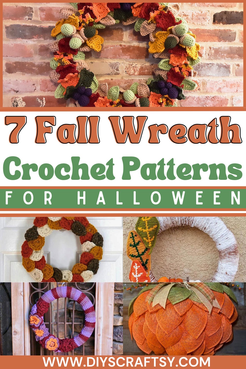 Crochet Fall Wreath Patterns