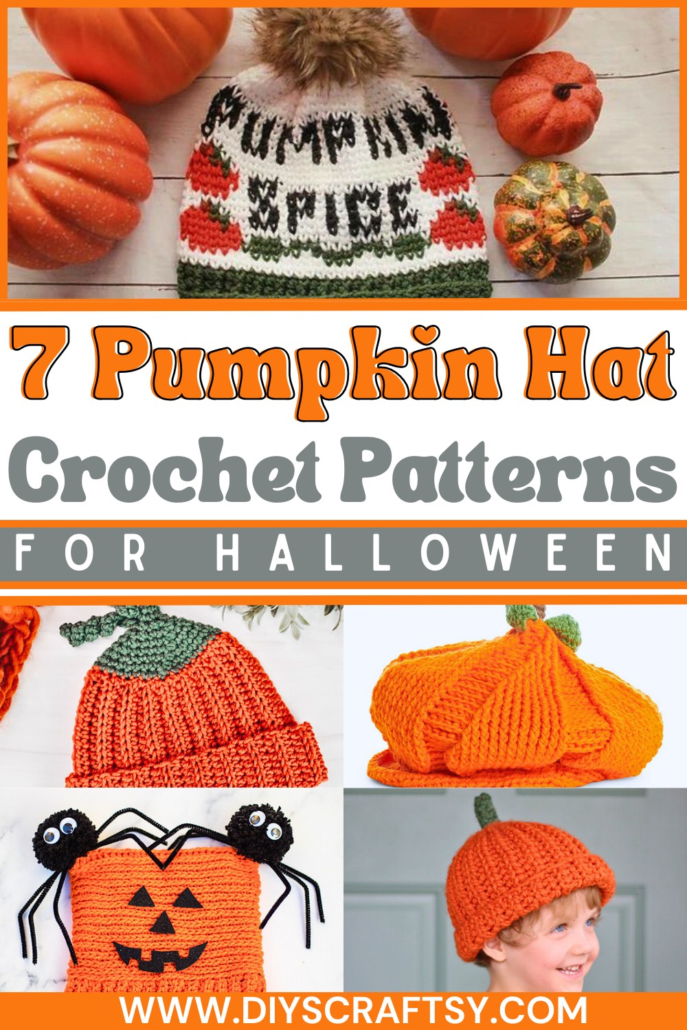 Crochet Pumpkin Hat Patterns