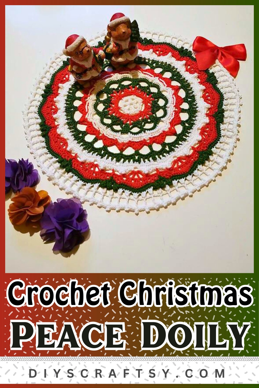 Christmas Peace Doily