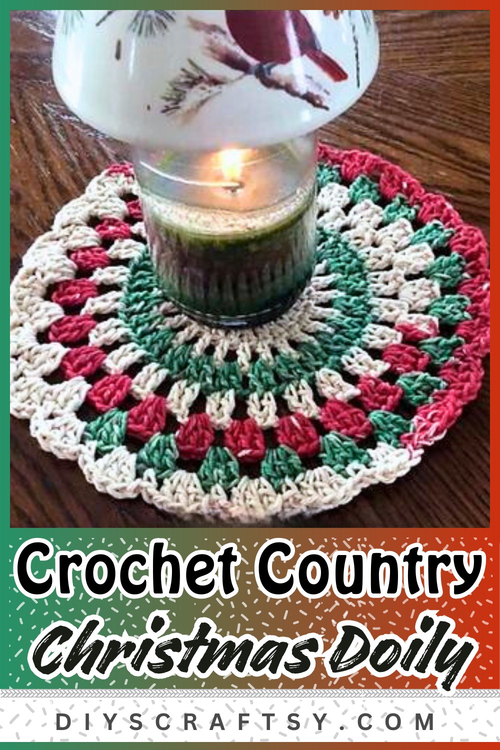 Country Christmas Doily