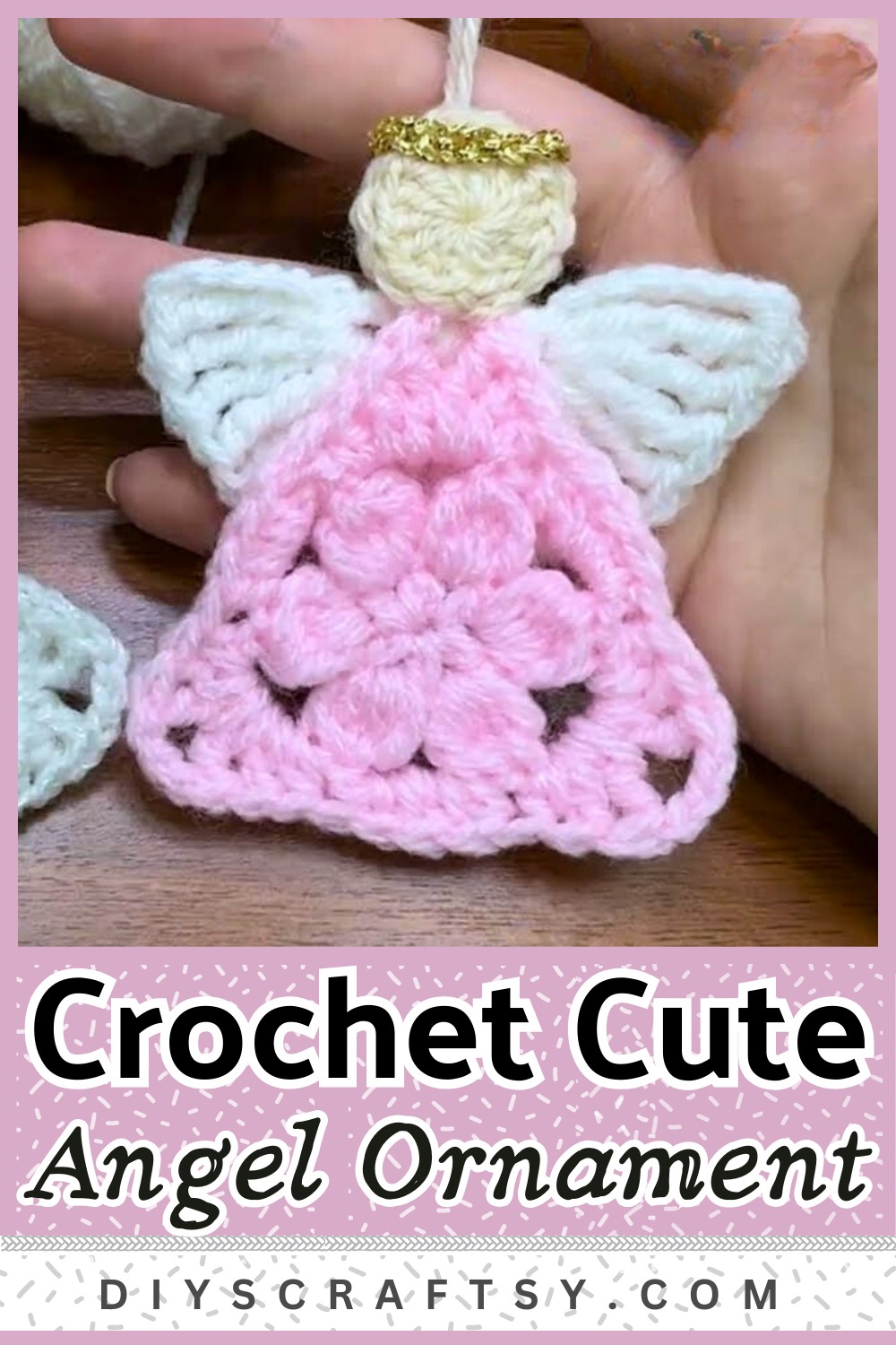 Crochet Angel Ornament