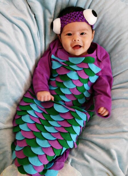 DIY Baby Fish Costume