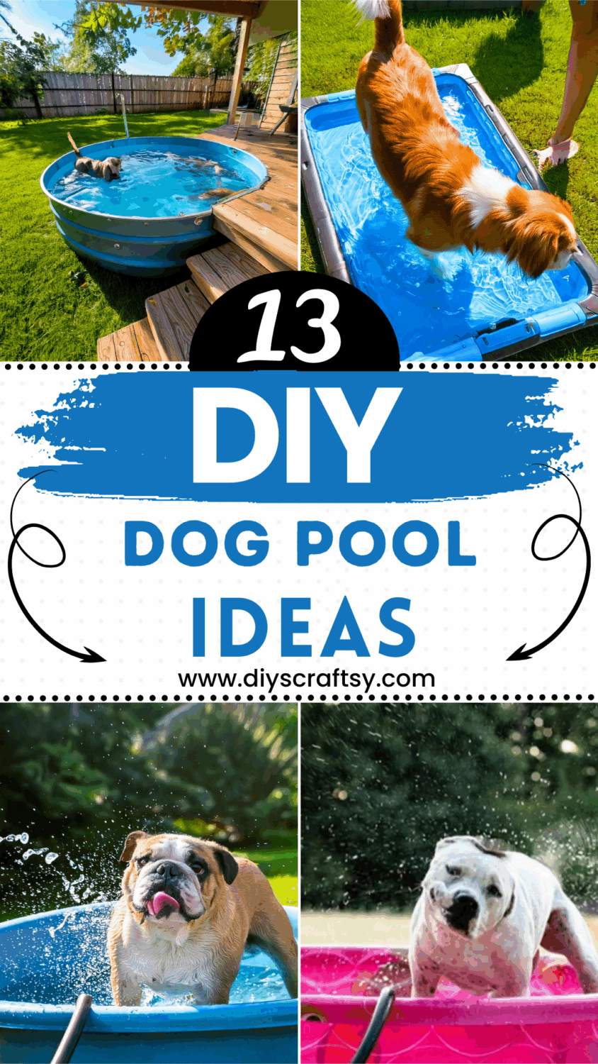 13 DIY Dog Pool Ideas For Home Decor - DIYsCraftsy