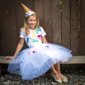 DIY Ice Cream Cone Costume