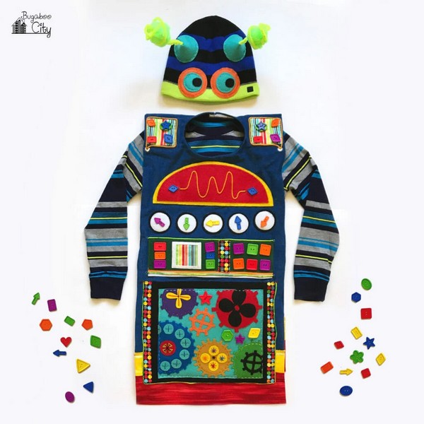 DIY Light-Up Robot Costume