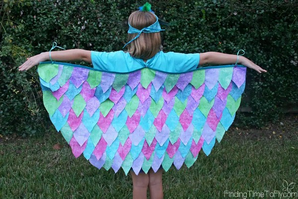 DIY No Sew Bird Costume