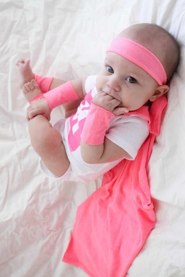 DIY Superhero Baby Costume