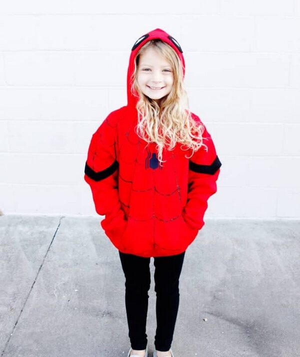 DIY spiderman costume
