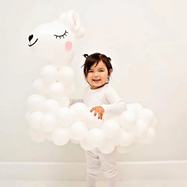 Diy Llama Balloon Costume