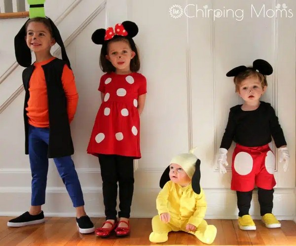 Easy DIY Mickey & Pals Costume
