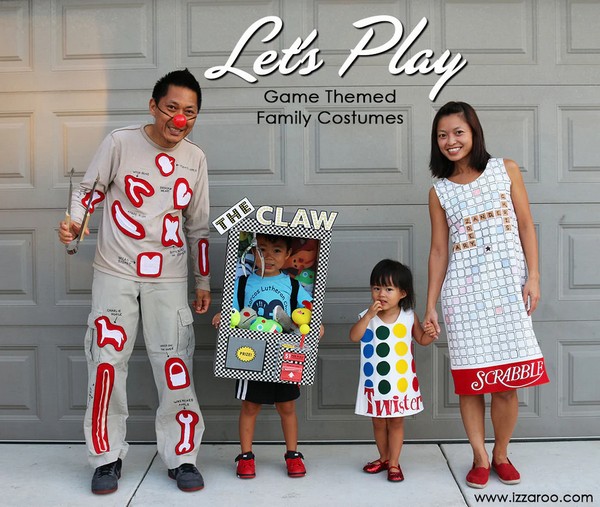 Family Games Themed Halloween Costumes