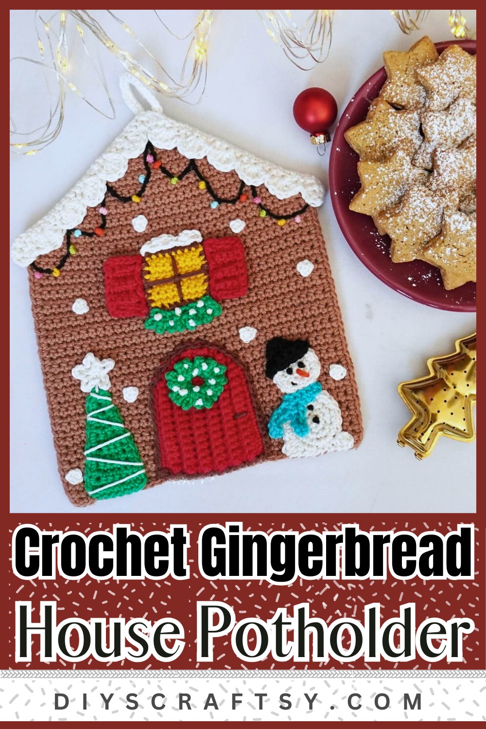 Gingerbread House Potholder