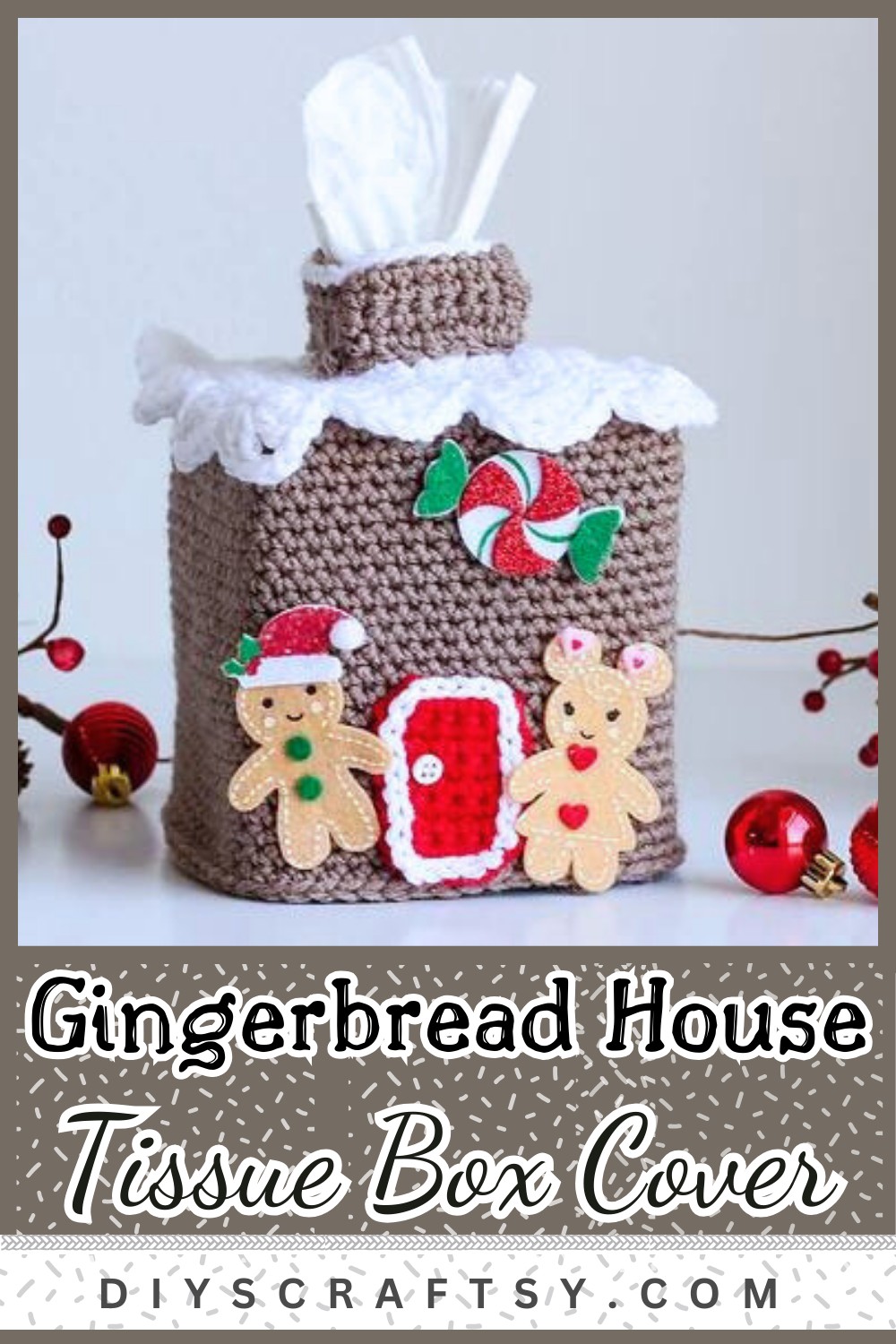 Gingerbread House Tissue Box Cover