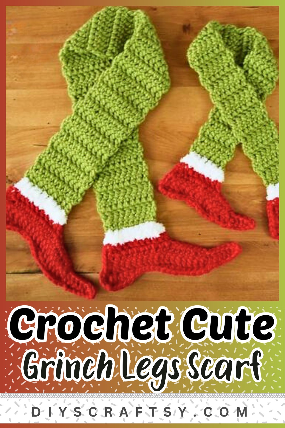 Grinch Legs Scarf
