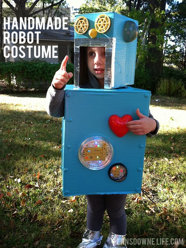 Handmade robot costume