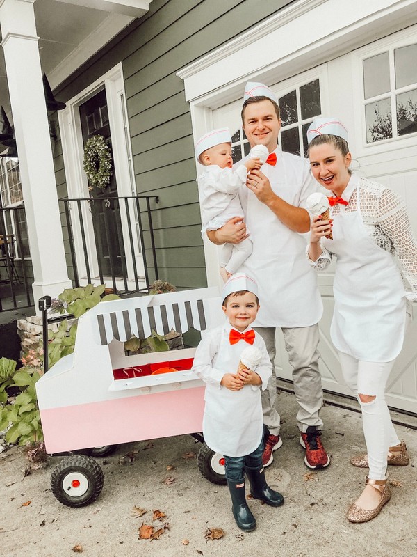 Ice Cream Truck Family Halloween Costume