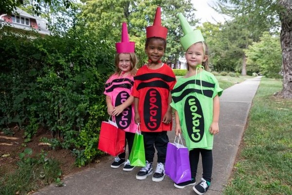 Kid's Crayon Costumes