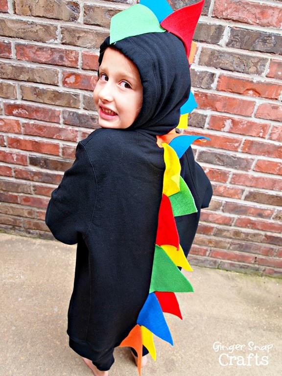 No Sew Dinosaur Costume