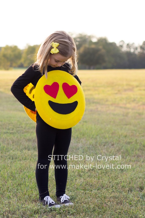 No Sew Emoji Costume