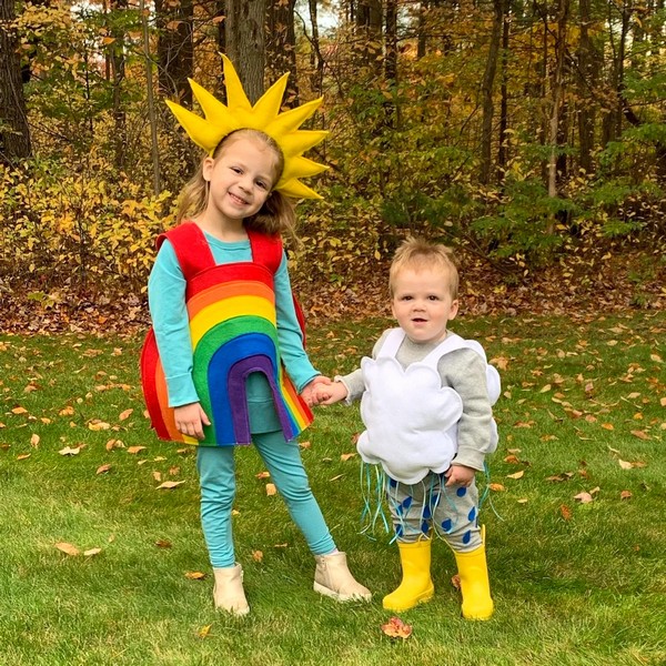 Rainbow & Raincloud Costume