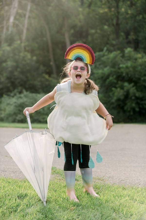 Rainbow + Raincloud Costume
