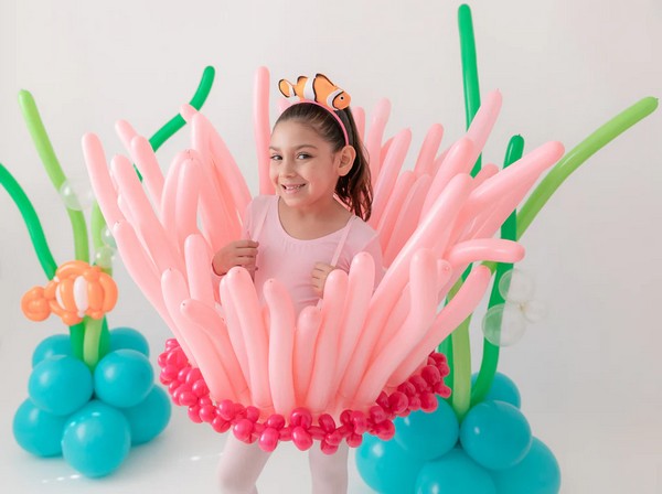 Sea Anemone Balloon Costume
