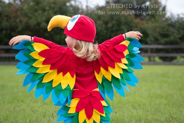 Sew an Easy Parrot Costume