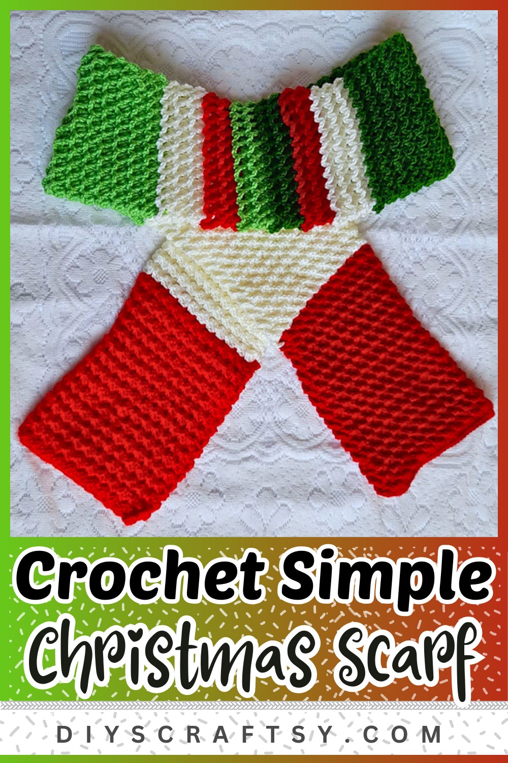 Simple Christmas Scarf