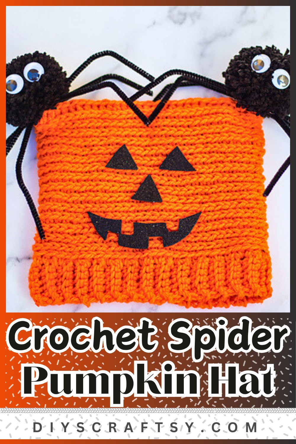 Spider Pumpkin Hat