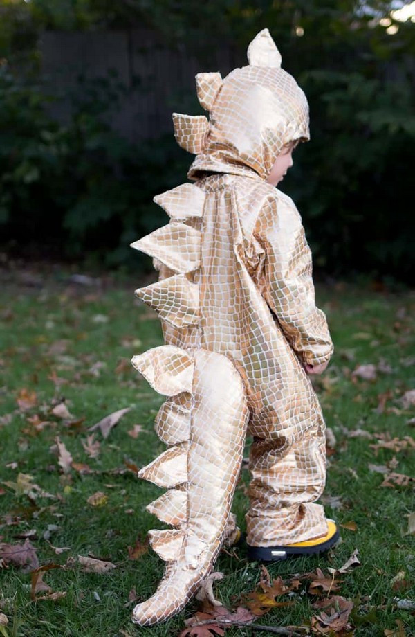 golden dino costume