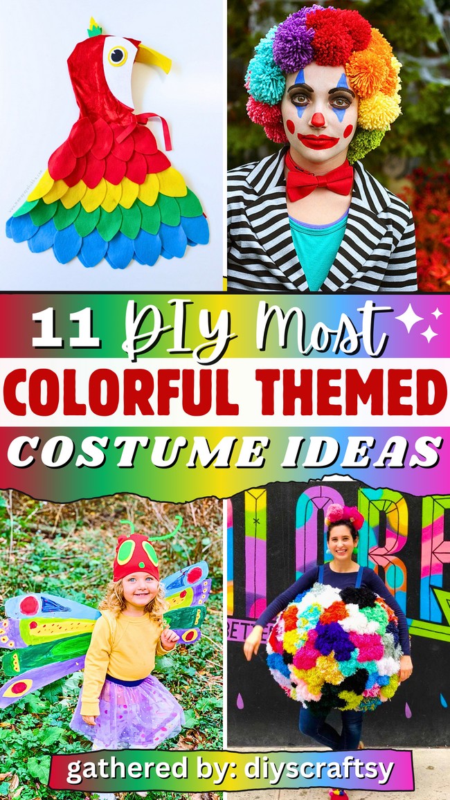 11 DIY Colorful Costume ideas