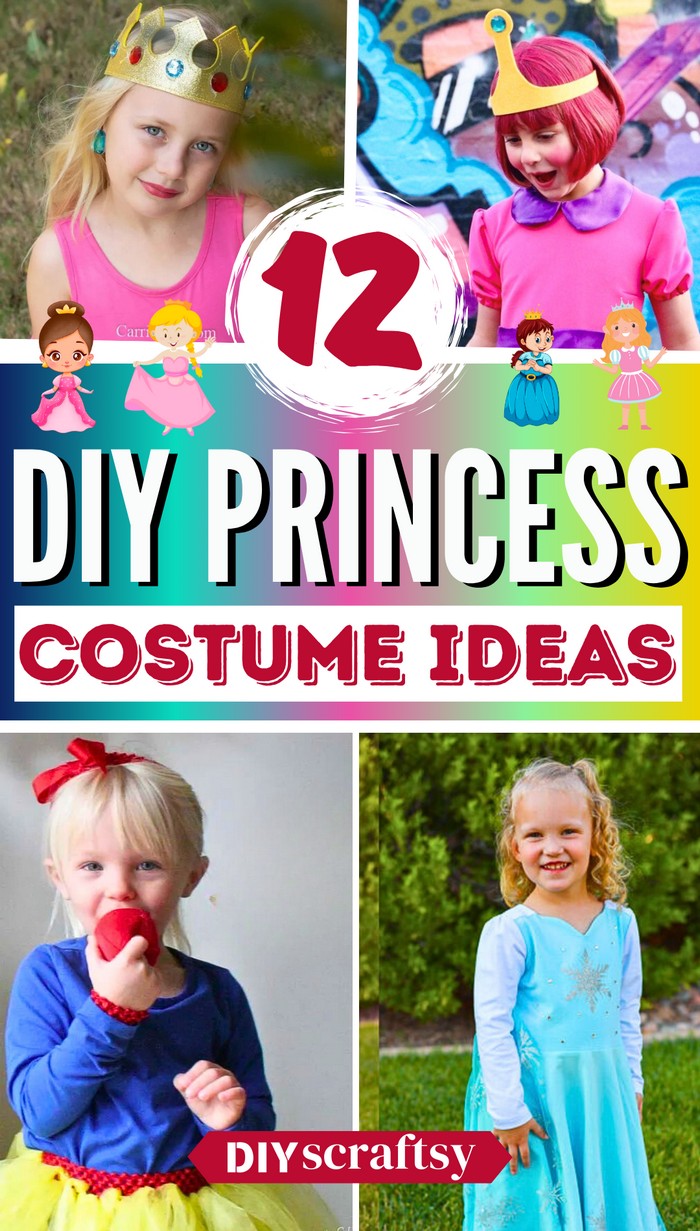 12 handmade Princess Costume Ideas for Little Girls