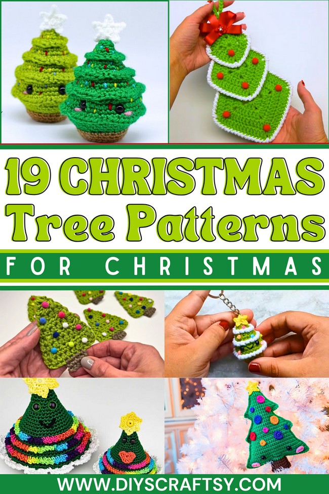 19 Free Crochet Christmas Tree Patterns