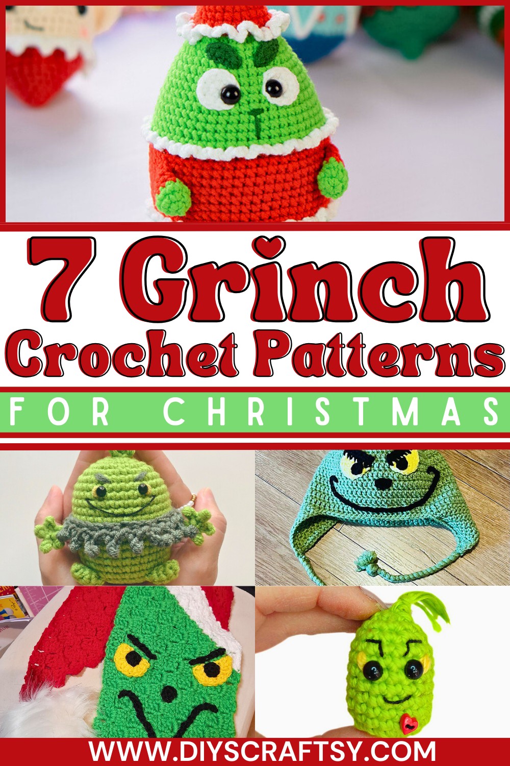 7 Crochet Grinch Patterns